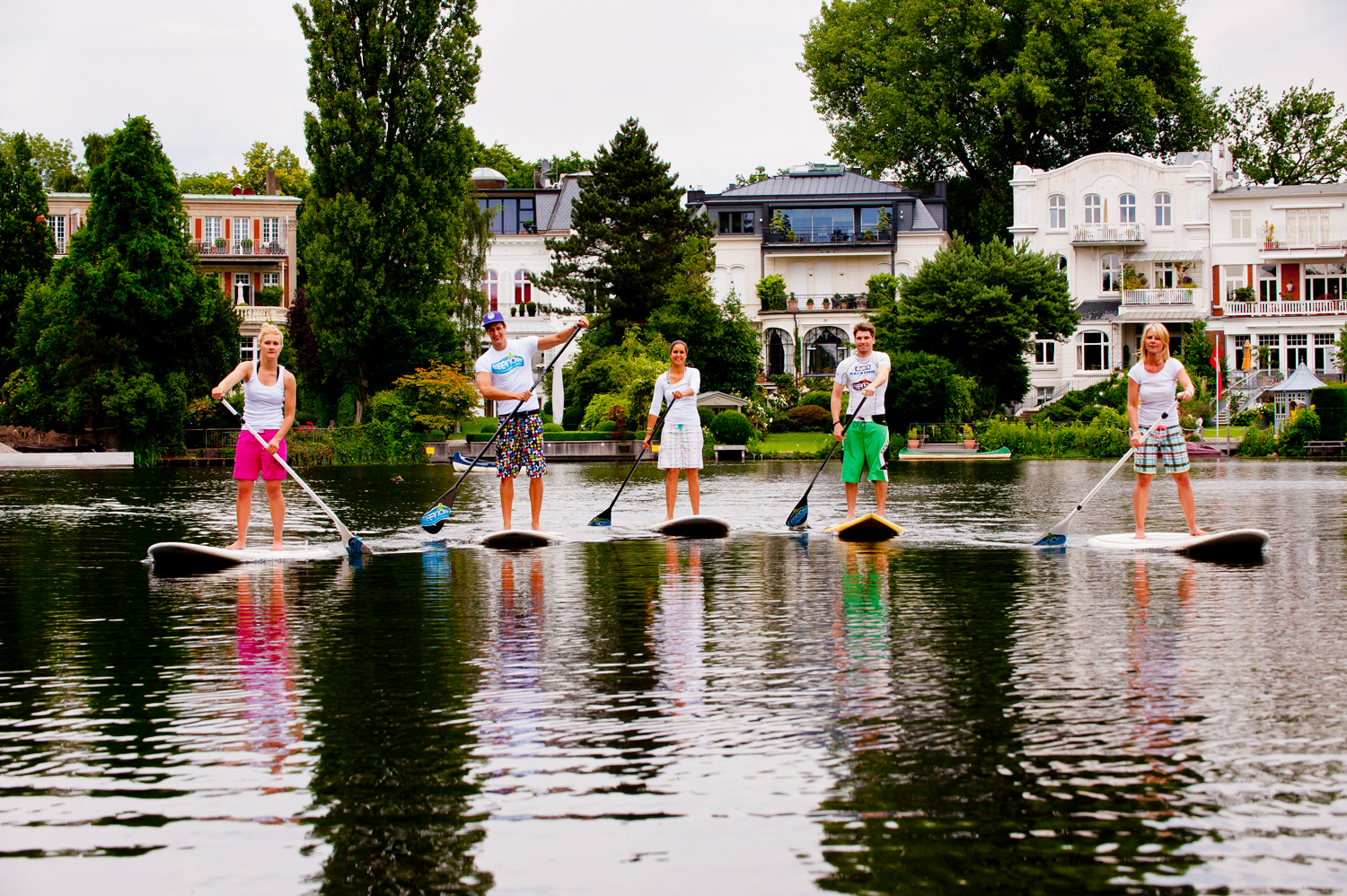 Sightseeing Touren SUP Alster Hamburg II C: Pressebild.de