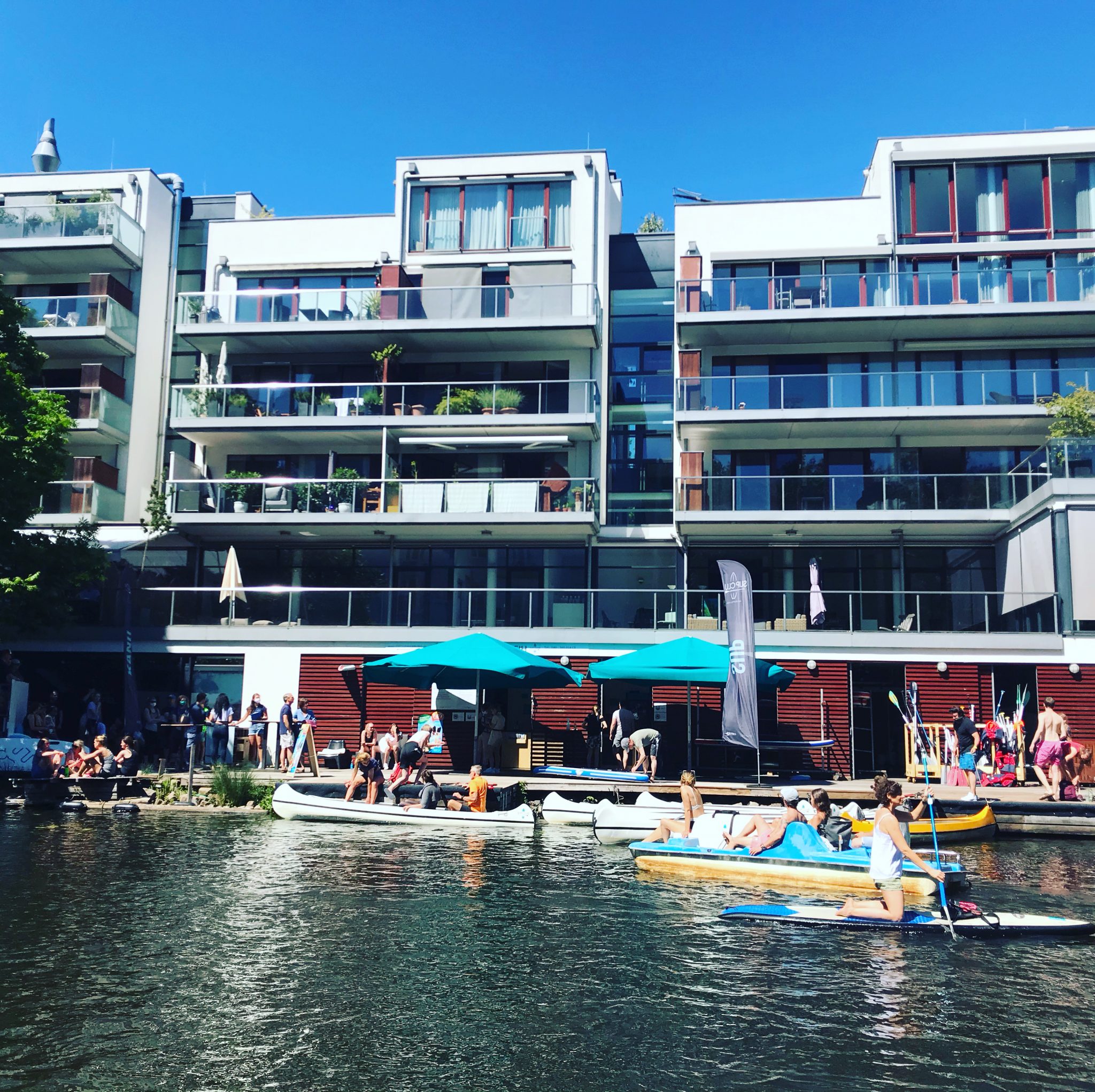 Stand Up Paddling auf der Alster SUP Verleih, Kurse, Touren in Hamburg
