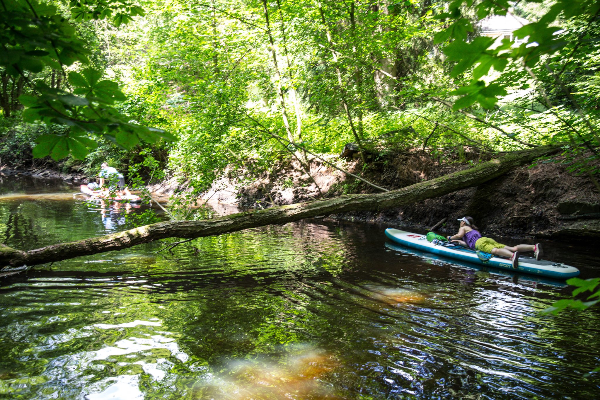 Stand Up Paddling SUP von der Mellingburger Schleuse bis Eppendorf