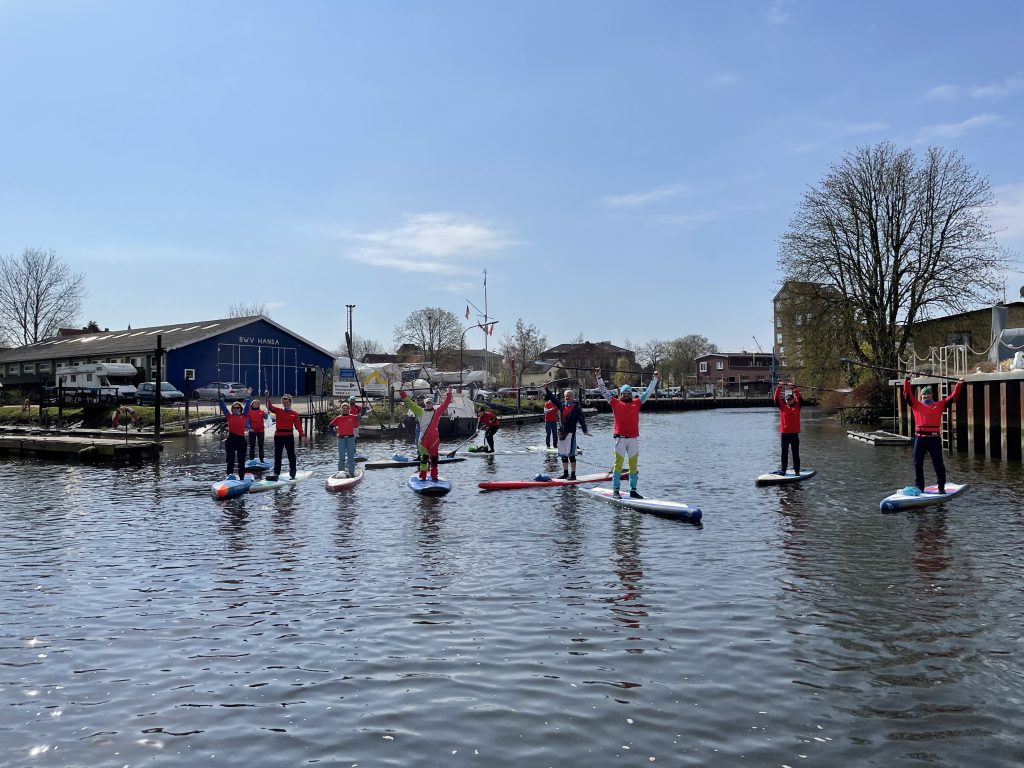 SUP Instructor Ausbildung VDWS in Hamburg Standort Buxtehude